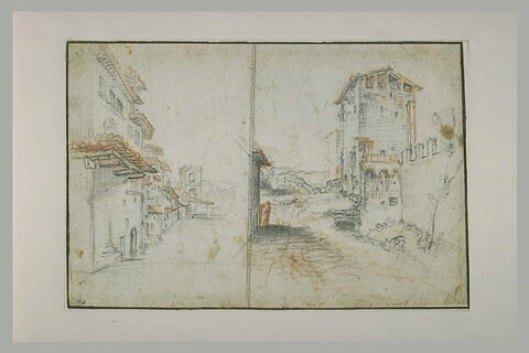 La via San Niccolo' et la porta San Frediano à Florence